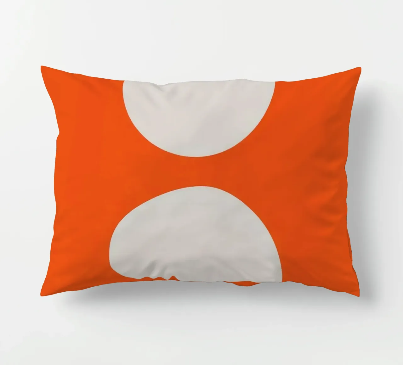Oranje Abstract kussen van Seren Liodra