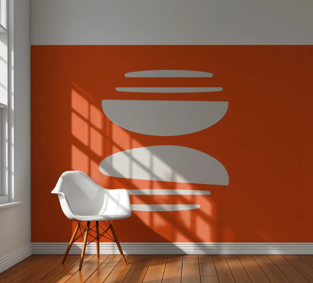 Orange Abstract photo wallpaper by Seren Liodra