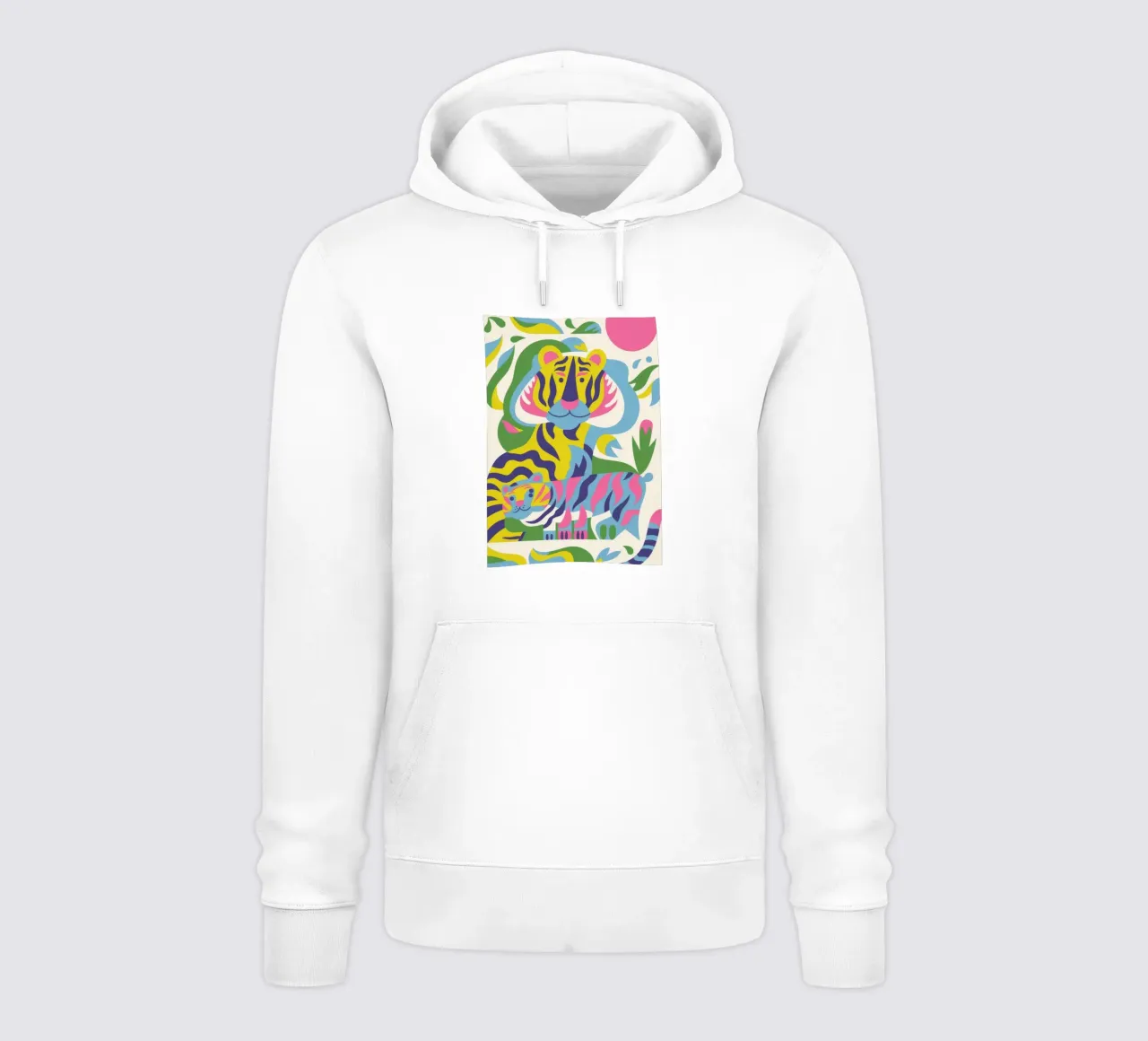 Tigre colorata felpa con cappuccio da Seren Liodra