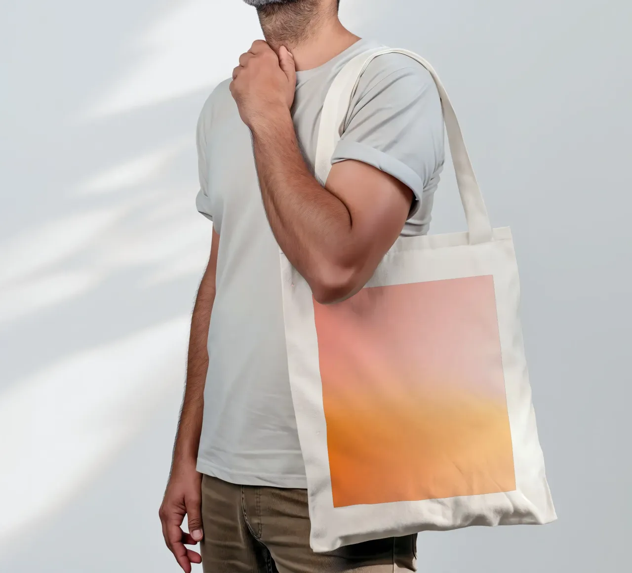 Sunset borsa in juta da Ohkimiko