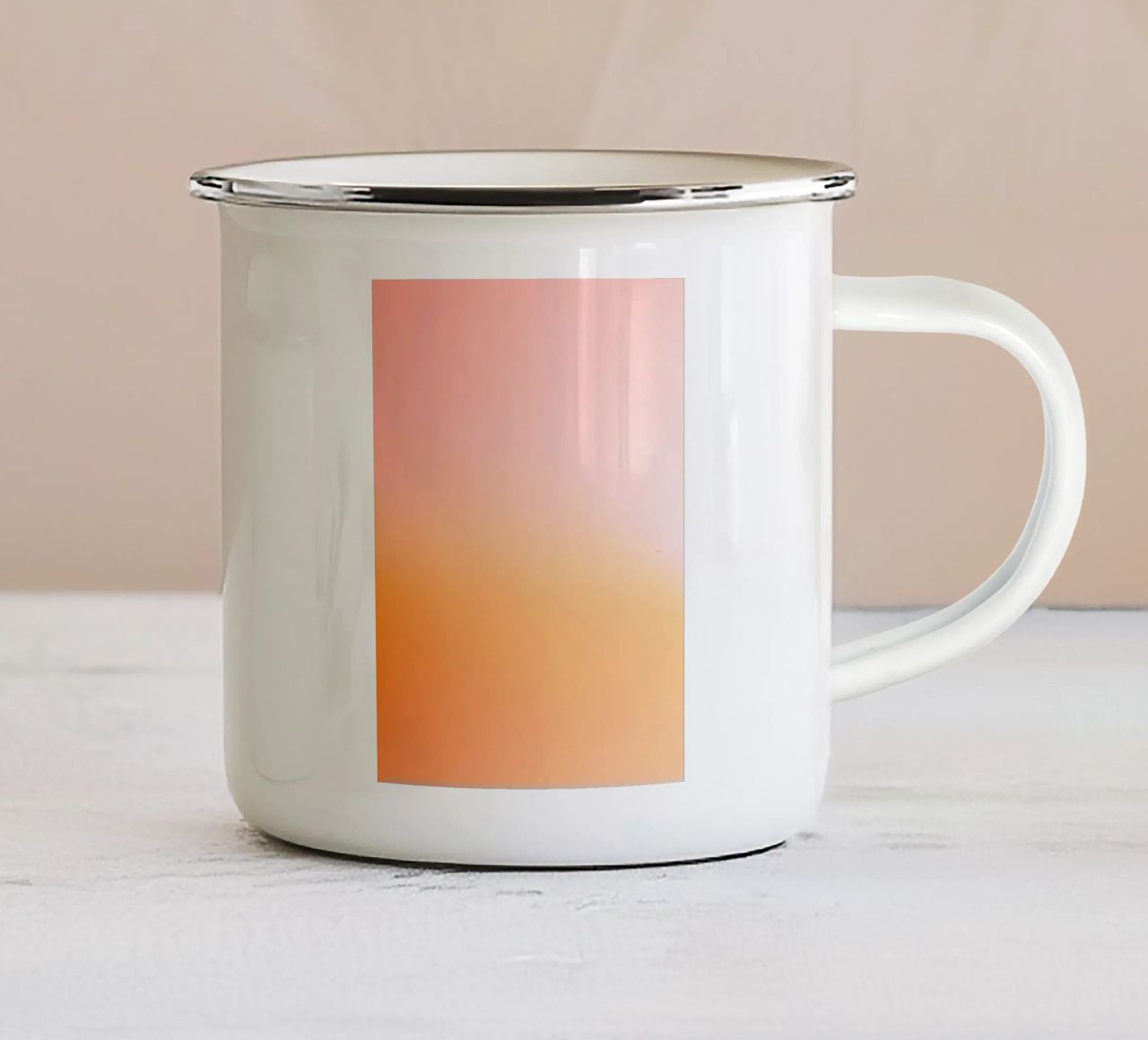 Sunset tazza in smalto da Ohkimiko