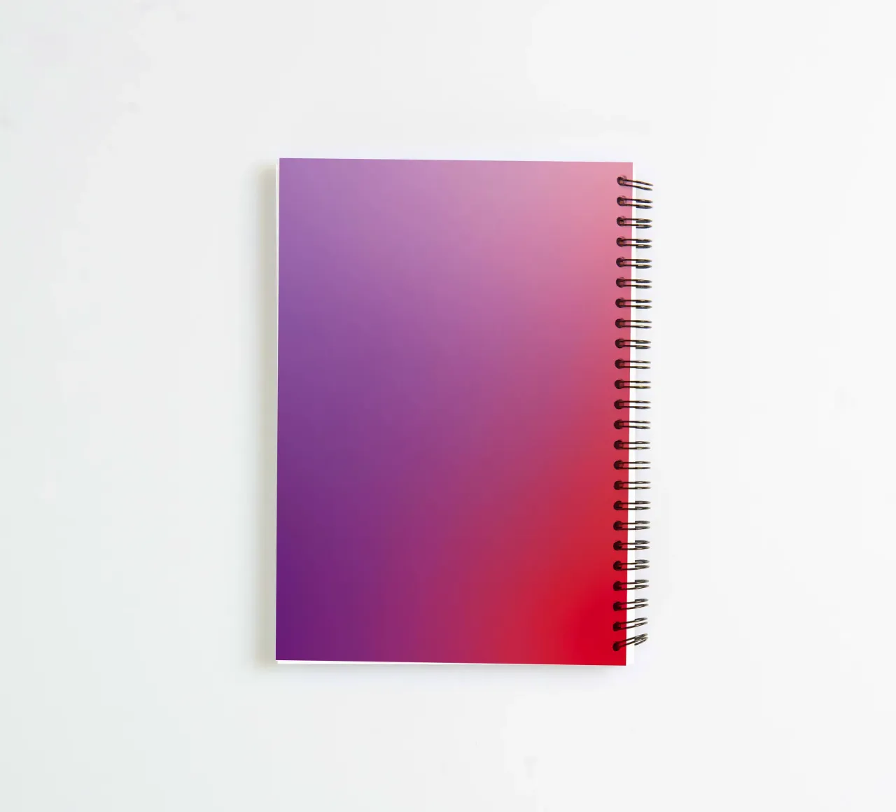 Purple and red spiral notebook by Ohkimiko