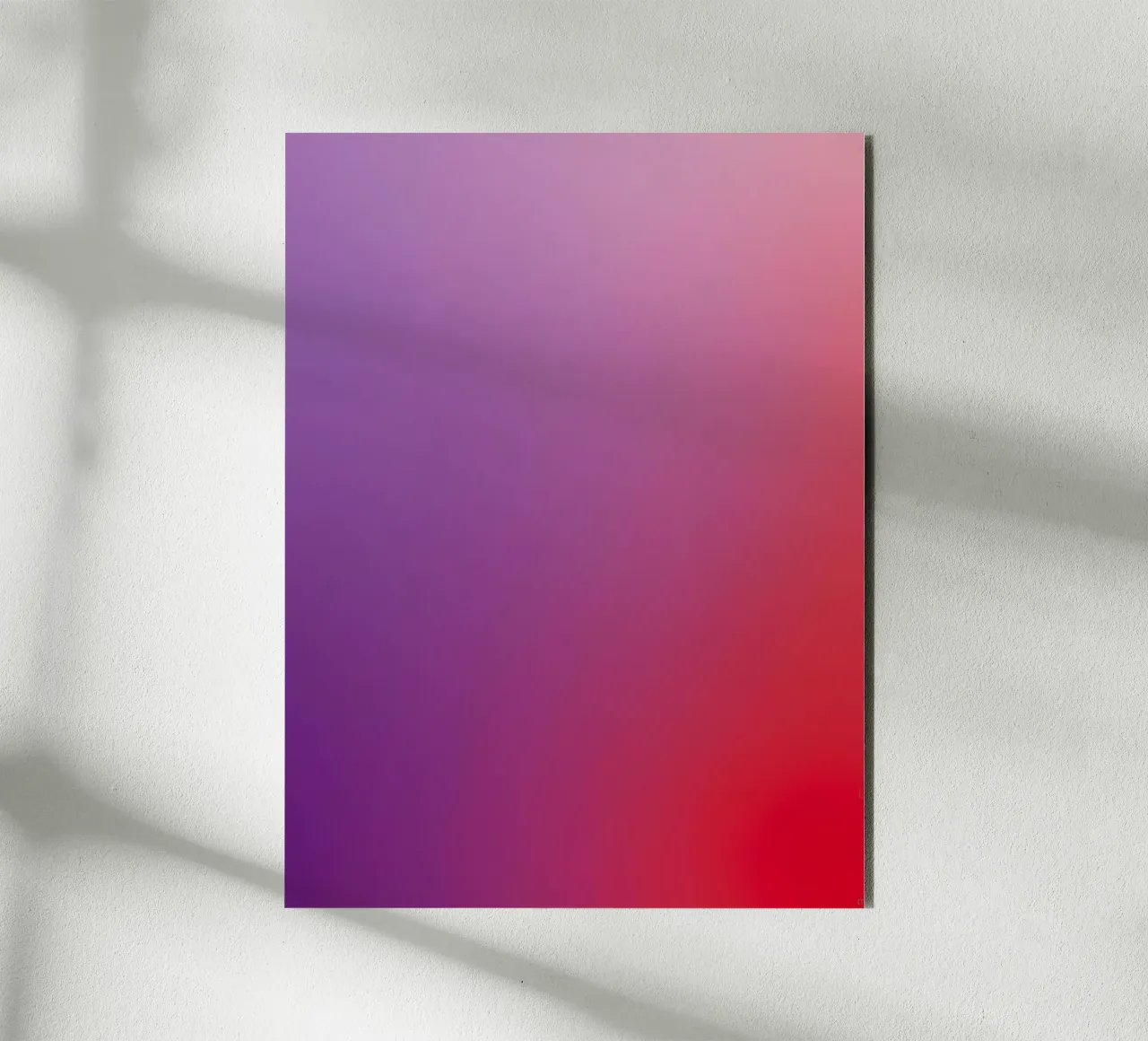 Purple and red alluminio dibond da Ohkimiko