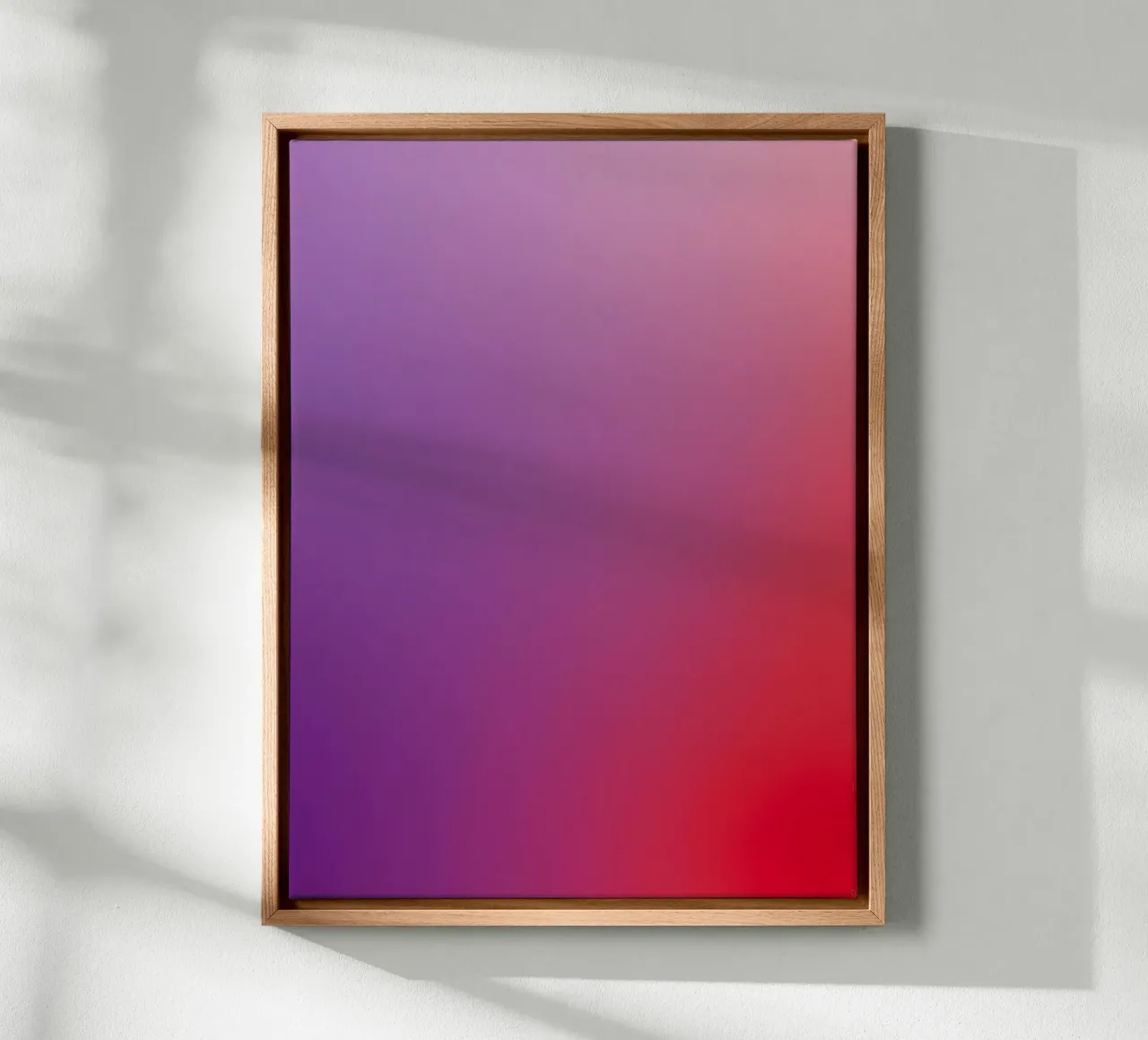 Purple and red canvas by Ohkimiko
