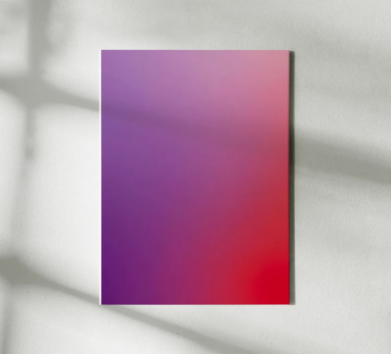 Purple and red canvas by Ohkimiko