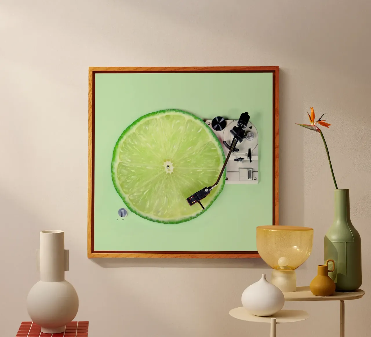 Lemon DJ plexiglass da Paul Fuentes Design