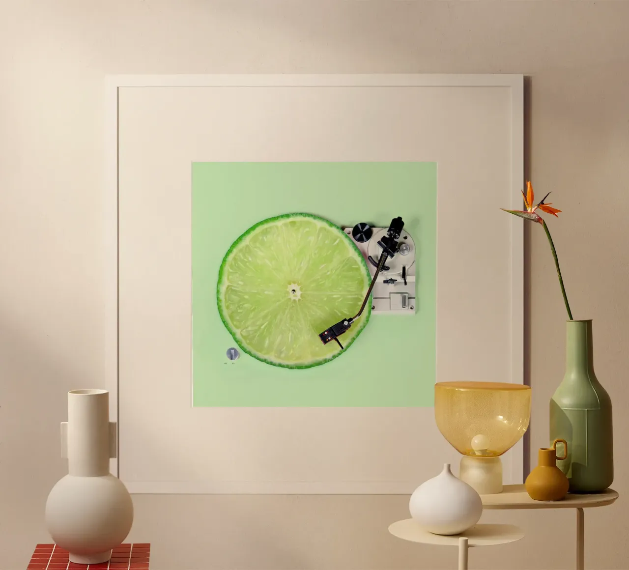 Lemon DJ poster da Paul Fuentes Design