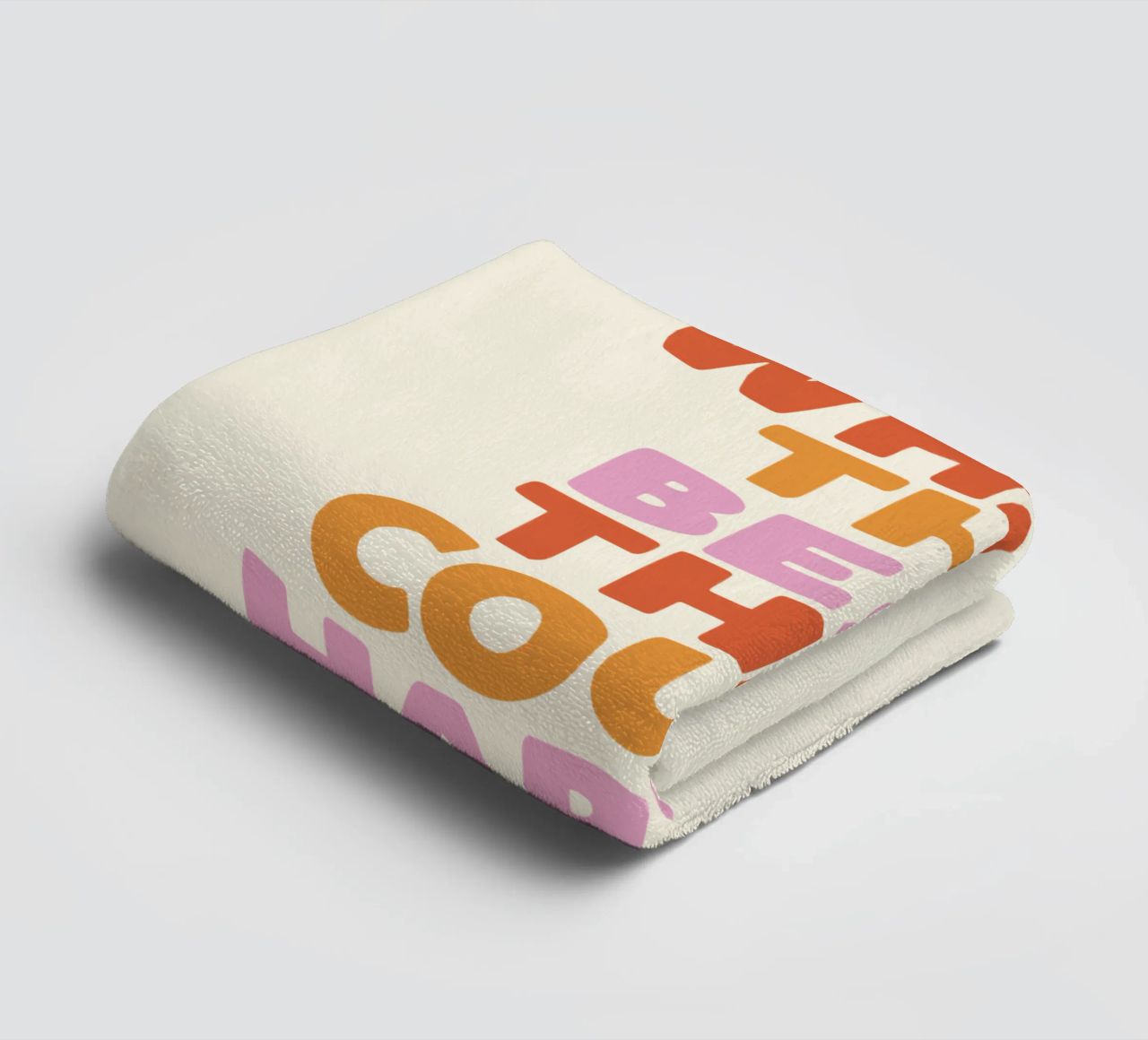 What's The Best That Could Happen Inspirational Quote Print towel by THE MOTIVATED TYPE