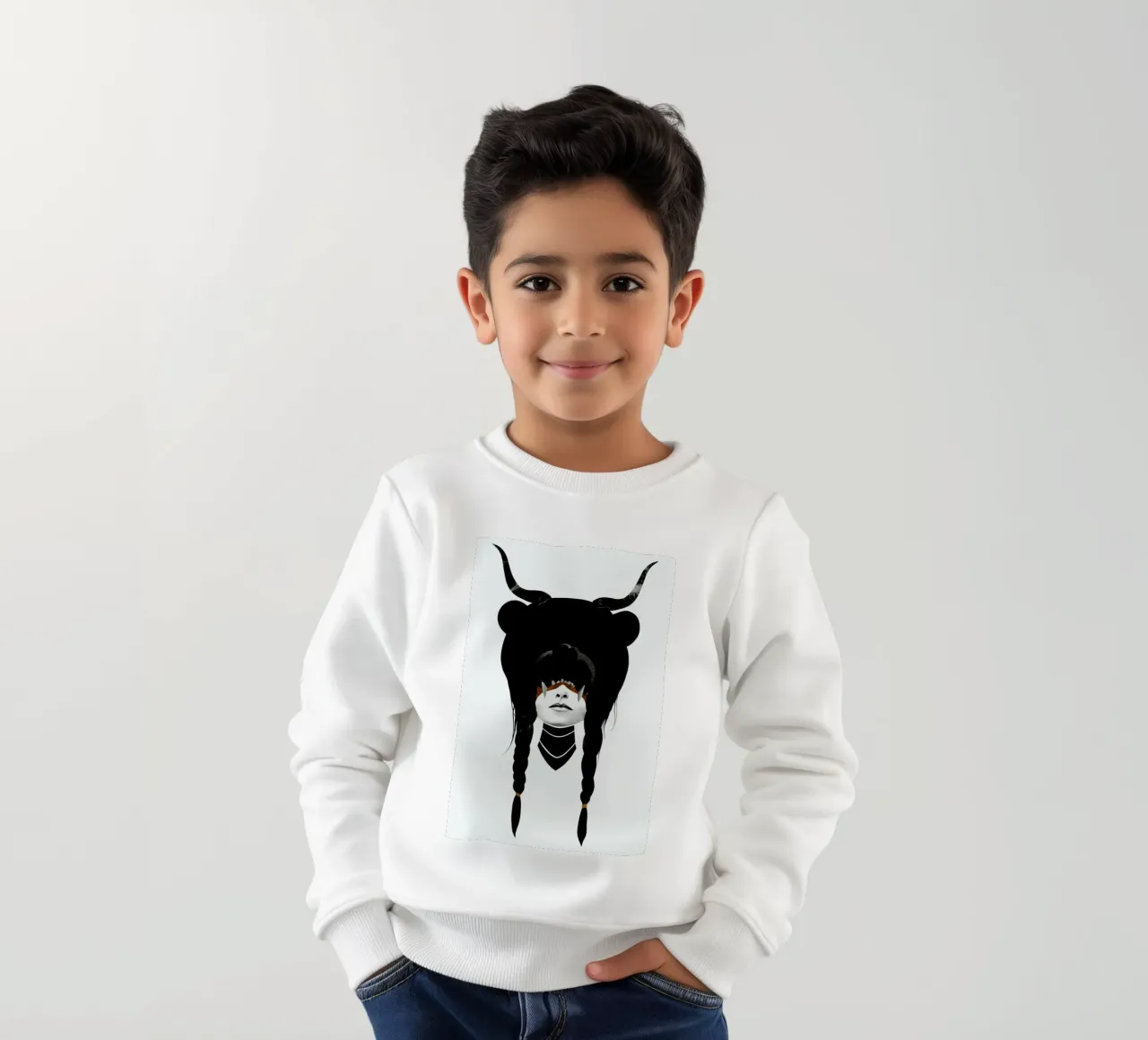 Bear Warrior Kinder Sweatshirt von Ruben Ireland