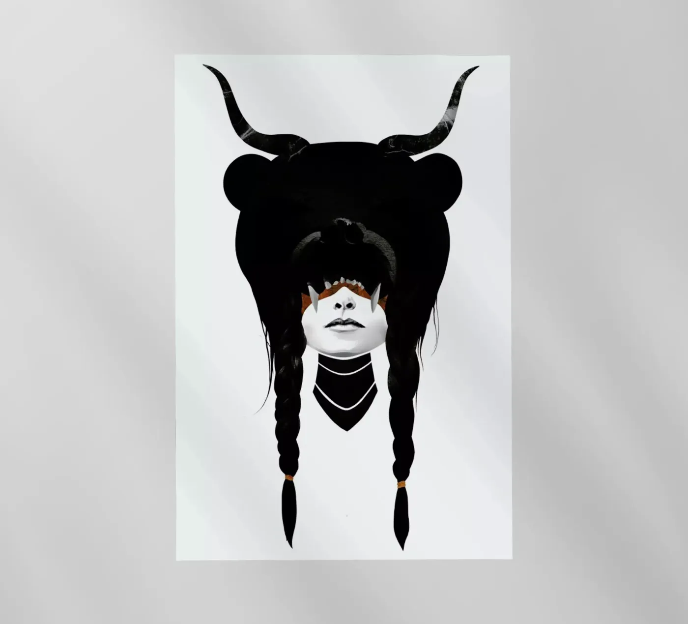 Bear Warrior backlit folie van Ruben Ireland