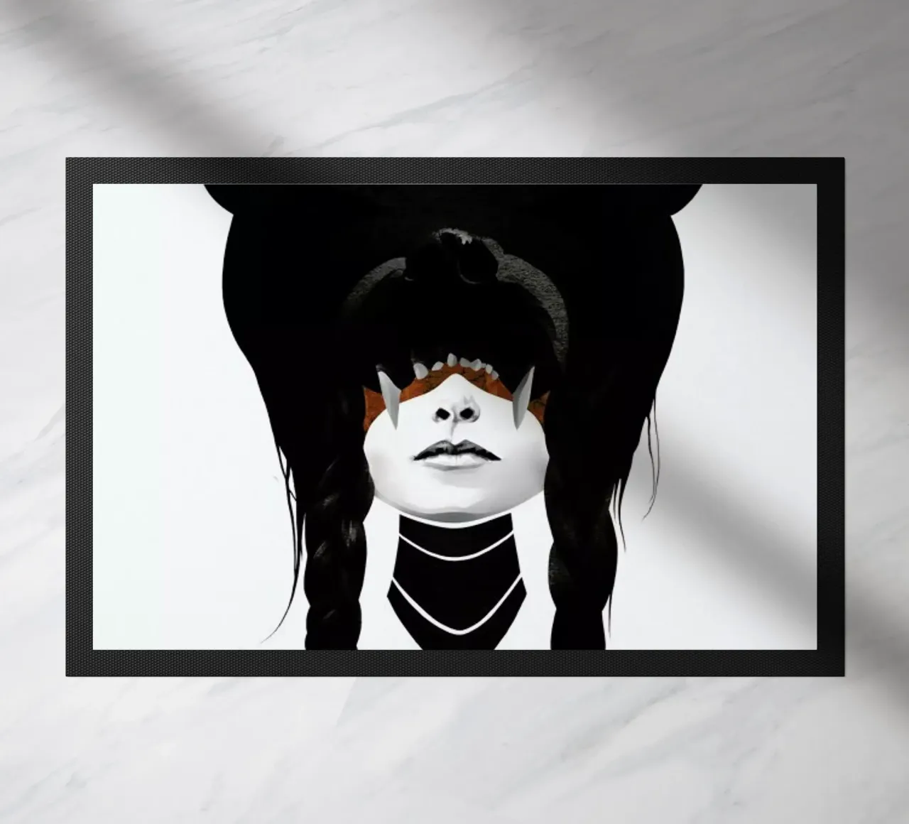 Bear Warrior doormat by Ruben Ireland