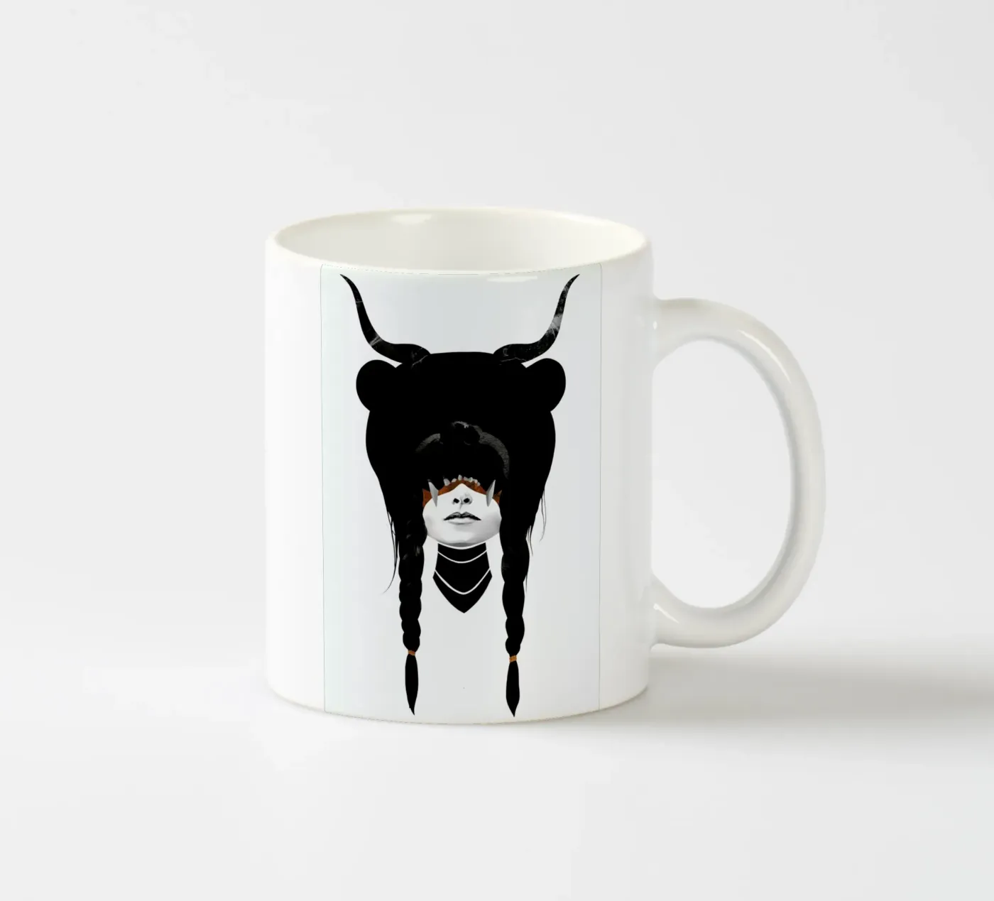 Bear Warrior keramische mok van Ruben Ireland