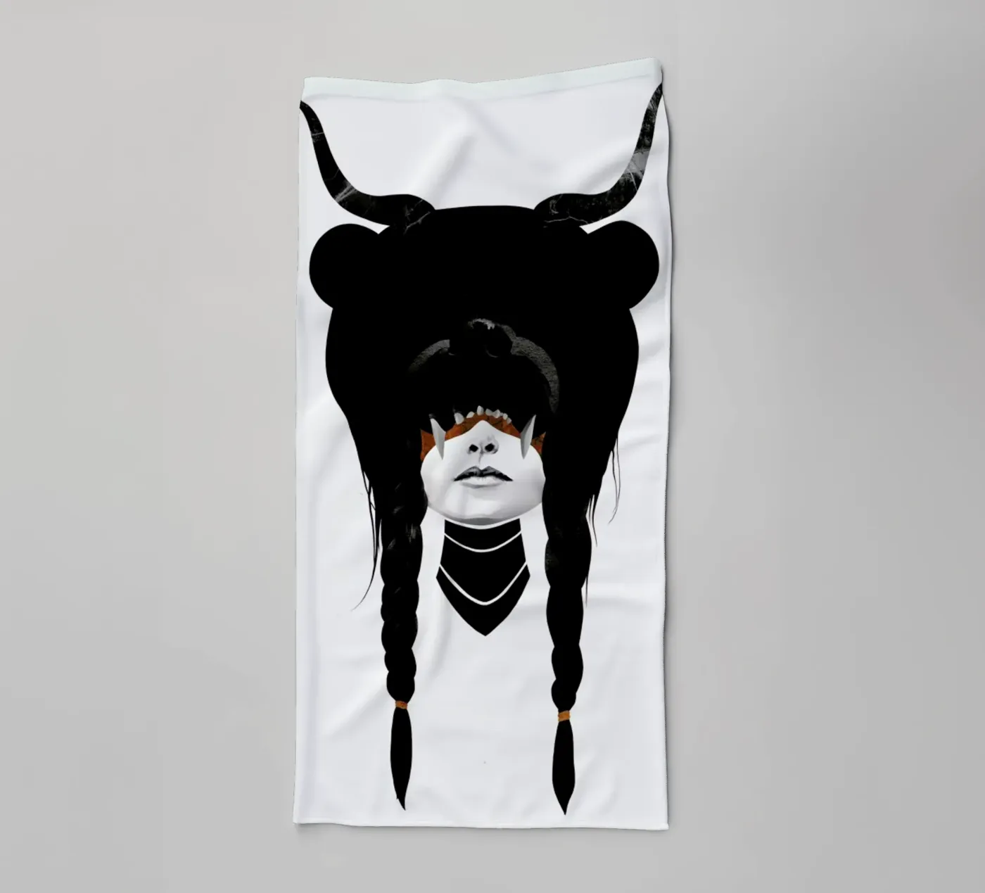 Bear Warrior serviette de bain de Ruben Ireland