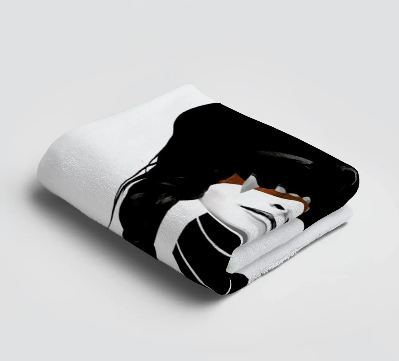 Bear Warrior towel by Ruben Ireland