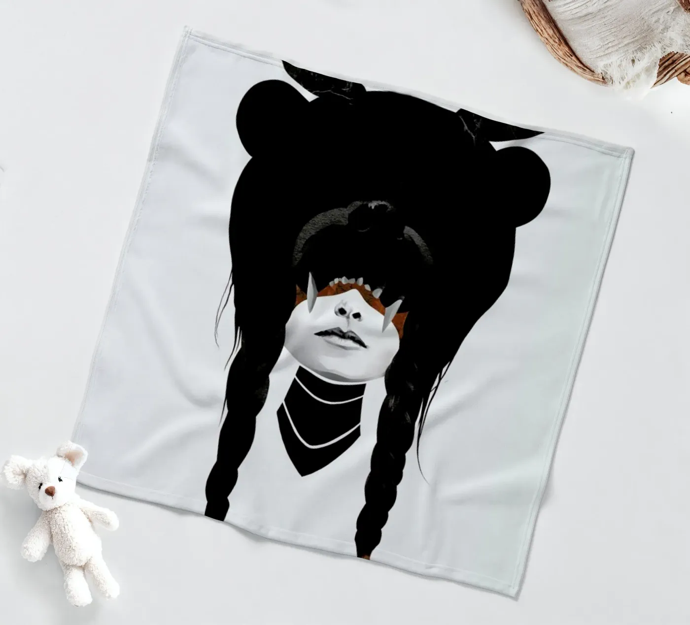 Bear Warrior fleecedeken van Ruben Ireland