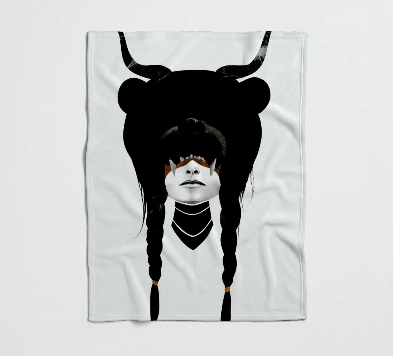 Bear Warrior fleecedeken van Ruben Ireland