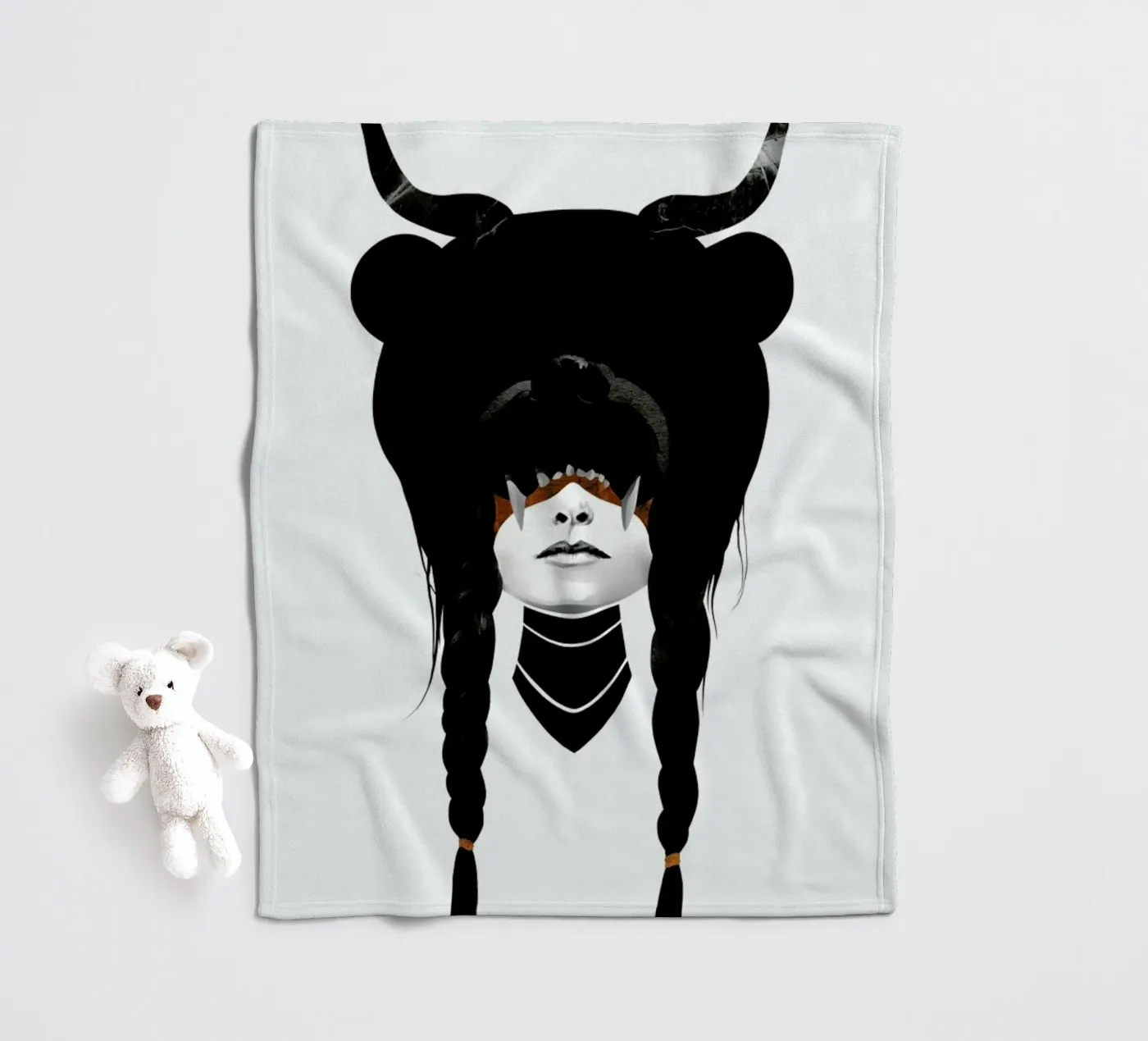 Bear Warrior fleecedeken van Ruben Ireland