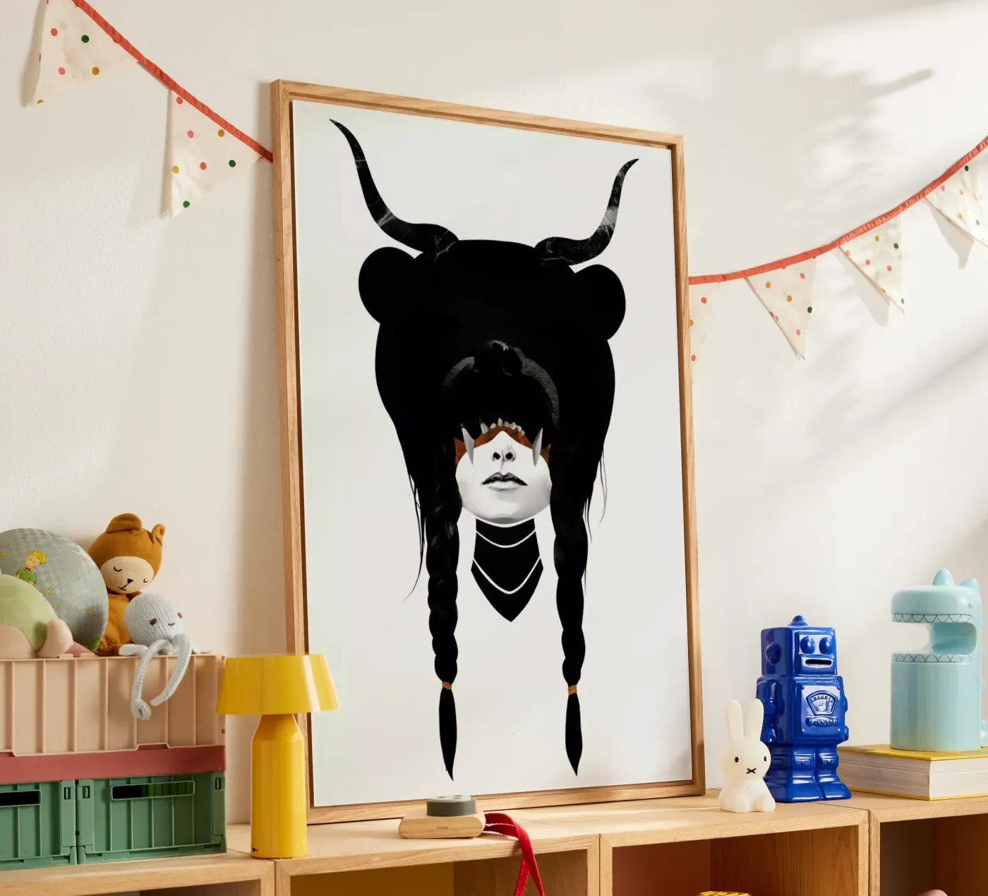 Bear Warrior plexiglass da Ruben Ireland