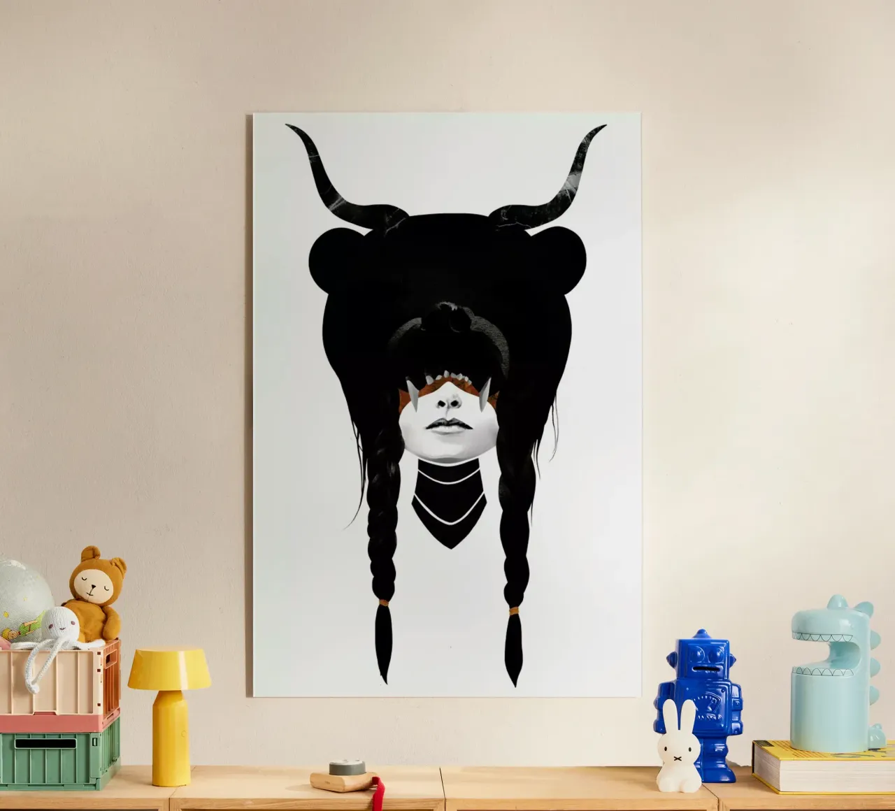 Bear Warrior plexiglass da Ruben Ireland