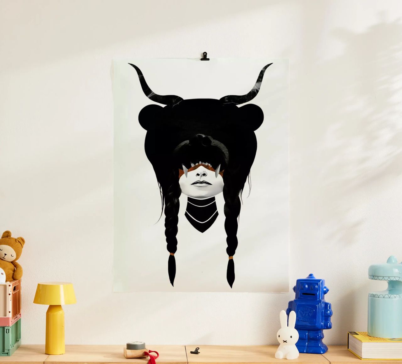 Bear Warrior poster by Ruben Ireland