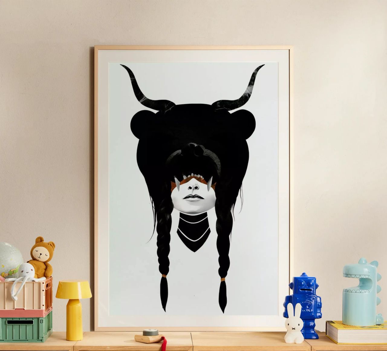 Bear Warrior poster by Ruben Ireland