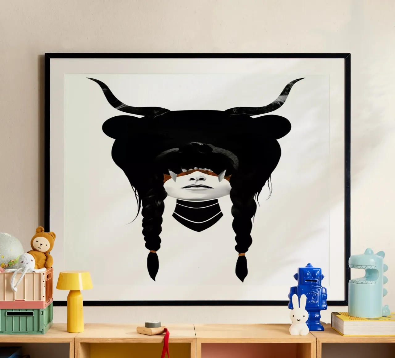 Bear Warrior poster by Ruben Ireland