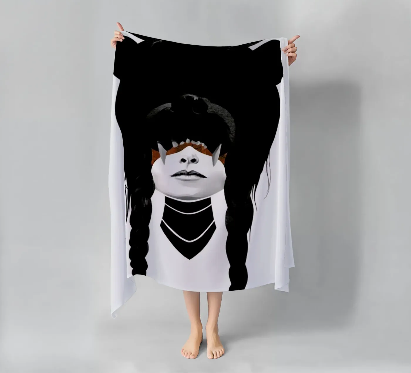 Bear Warrior Strandtuch von Ruben Ireland