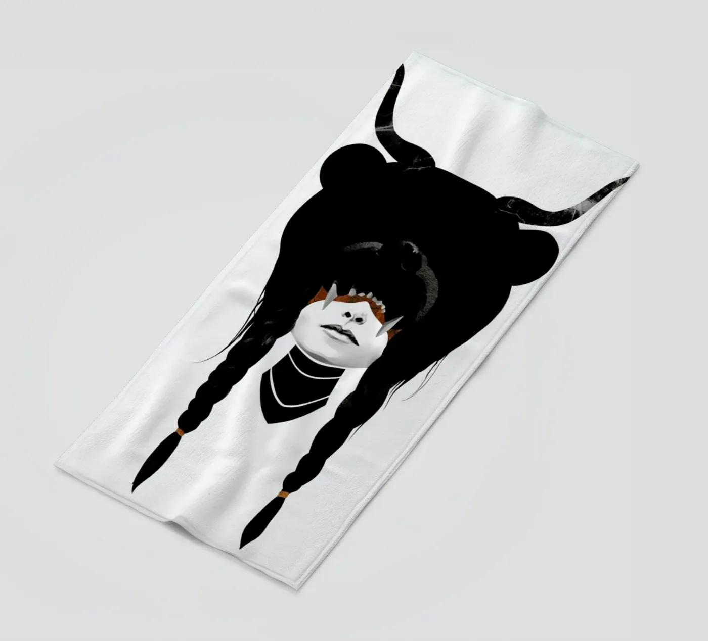 Bear Warrior Strandtuch von Ruben Ireland