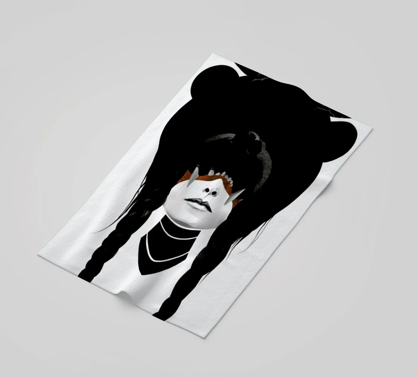 Bear Warrior Strandtuch von Ruben Ireland