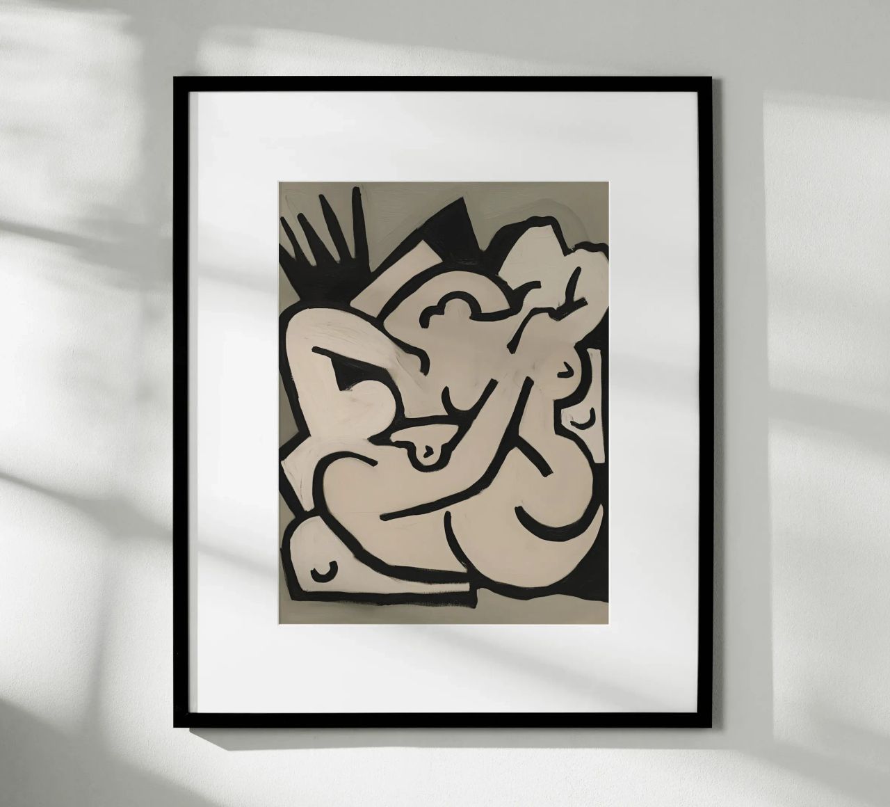 Corps abstrait Mouvement poster de Carinaprint