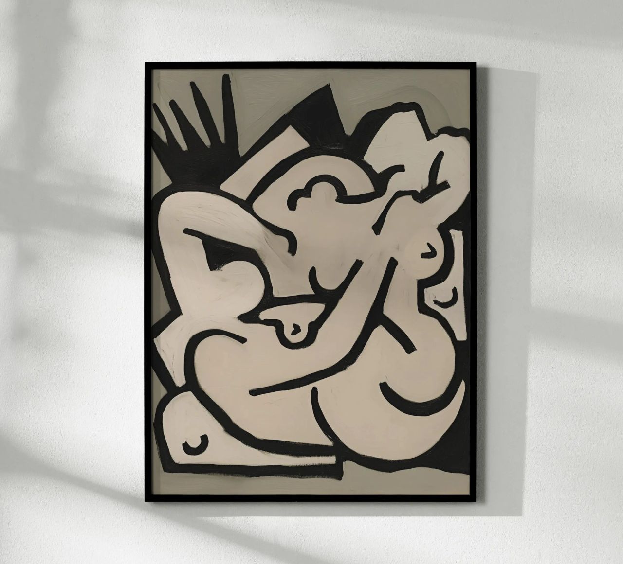 Corps abstrait Mouvement poster de Carinaprint