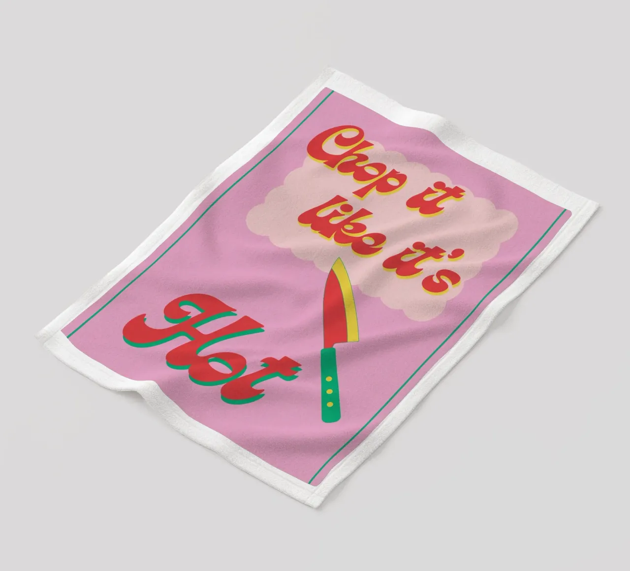 chop it like it's hot coperta in pile da TheGrumpyHomeDecor