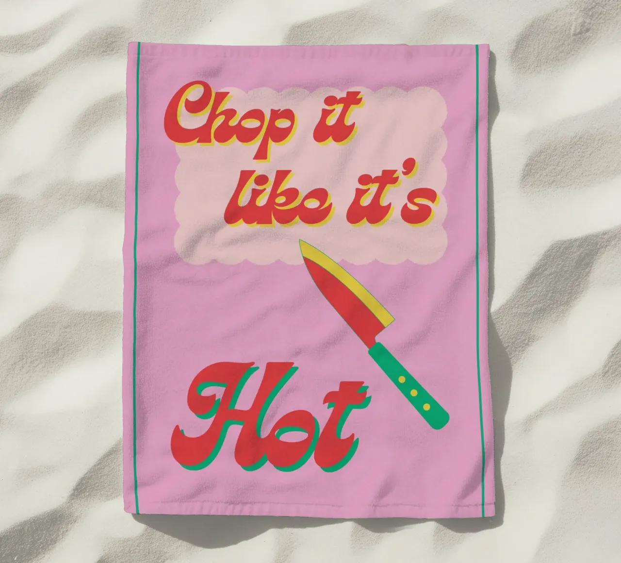 chop it like it's hot telo mare da TheGrumpyHomeDecor