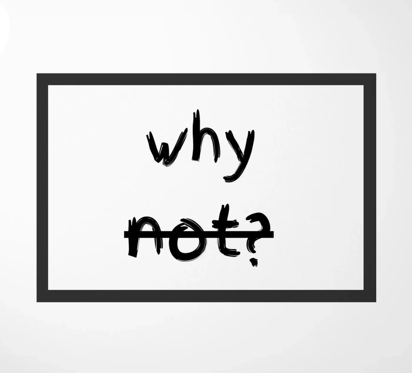 Why Fußmatte von TheGrumpyHomeDecor