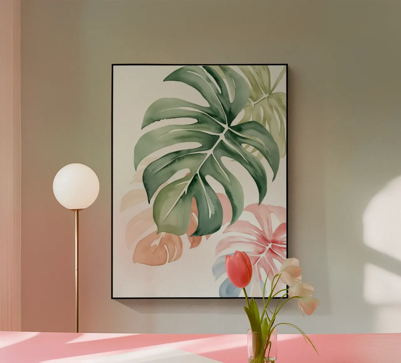 Botanical Breeze plexiglass da Artsy Vibes