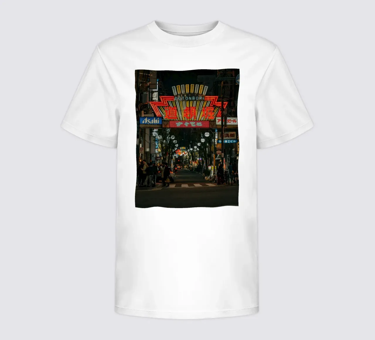 Dotonbori Osaka by Night, Japan kids t-shirt by Marcel Bisig