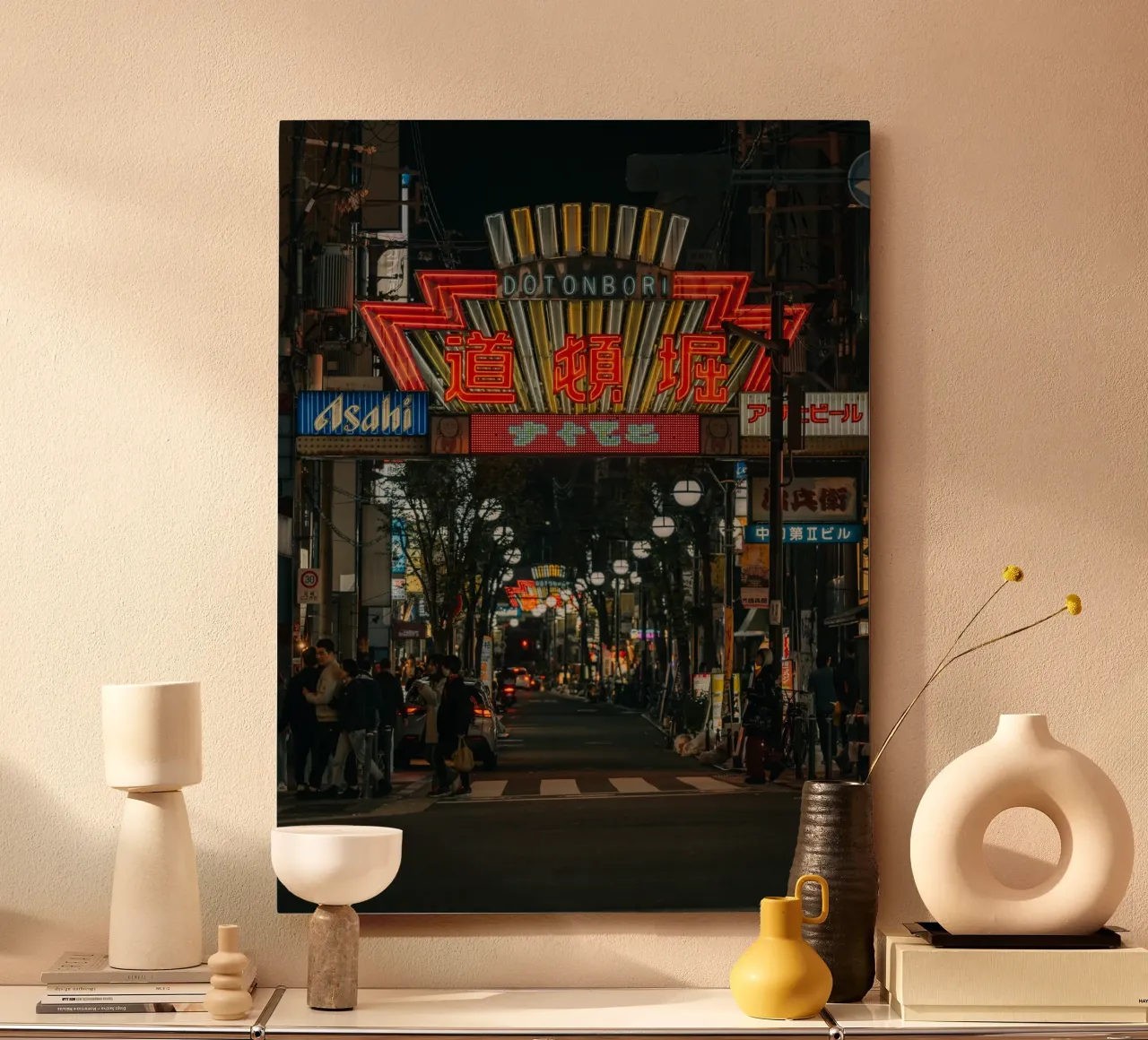 Dotonbori Osaka by Night, Japan forex plate by Marcel Bisig