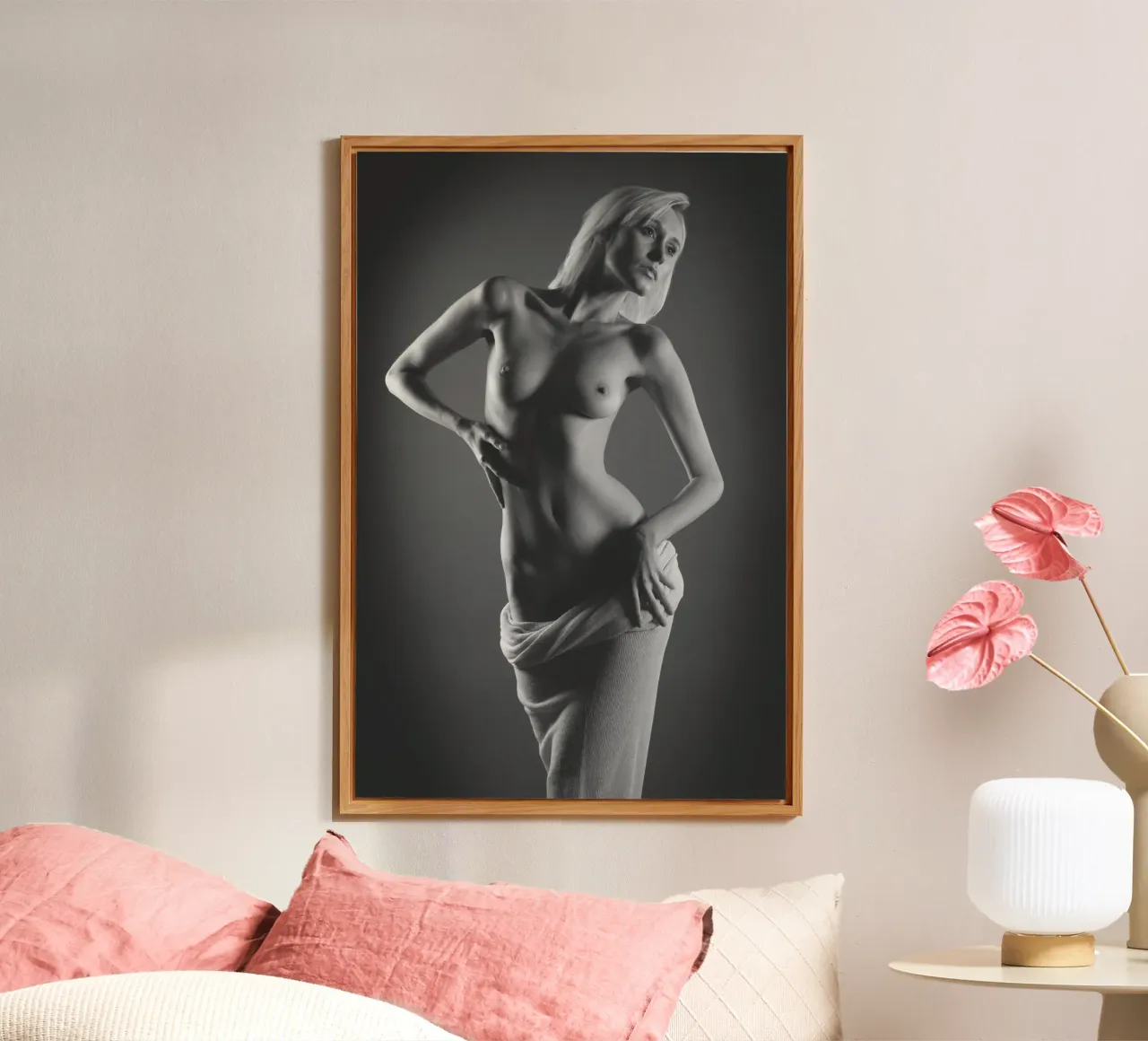 Iveta in cotton 3 alluminio dibond da Dave Hare Photography
