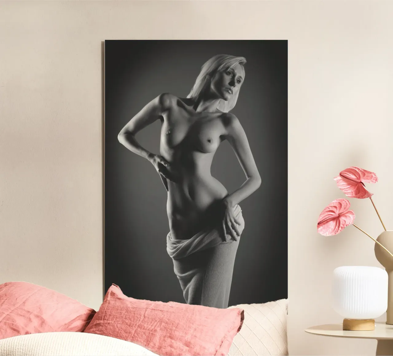 Iveta in cotton 3 alluminio dibond da Dave Hare Photography