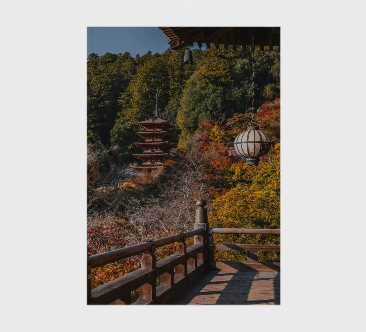 Tempio giapponese in autunno - Nara, Giappone diario da Marcel Bisig