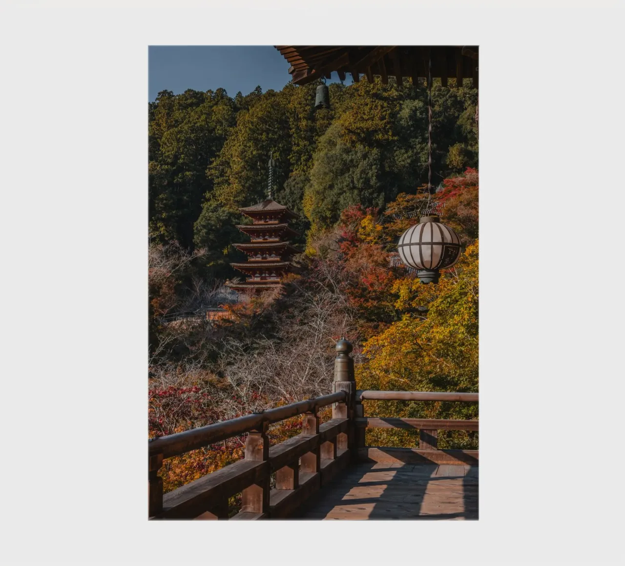Tempio giapponese in autunno - Nara, Giappone diario da Marcel Bisig