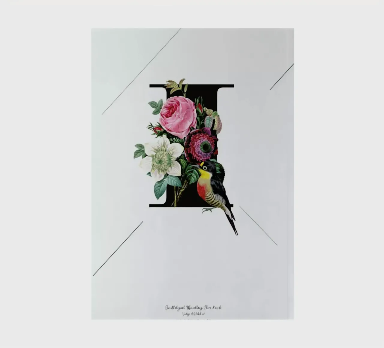 Botanical Alphabet - I notebook by Froilein Juno