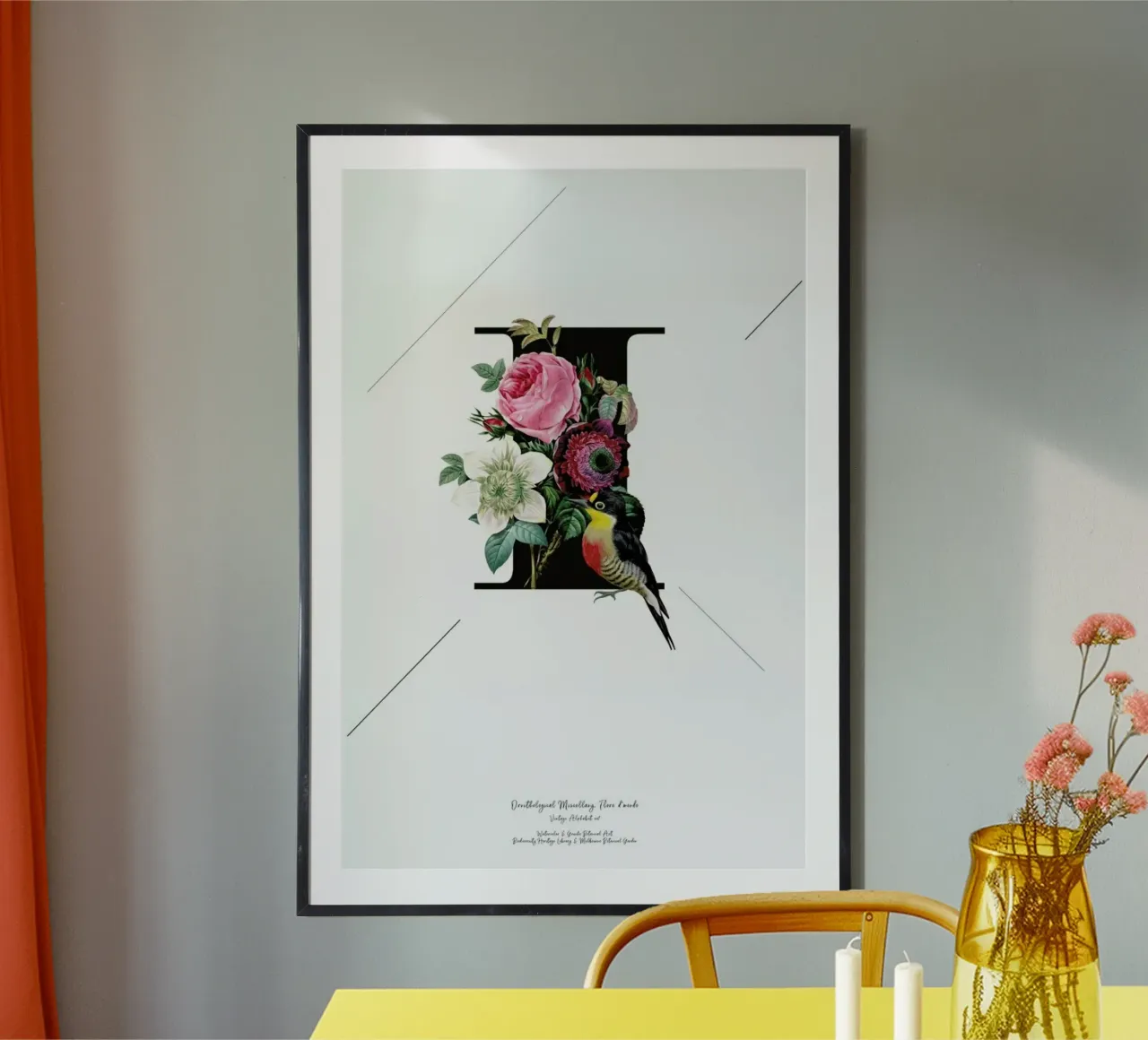 Botanical Alphabet - I poster da Froilein Juno