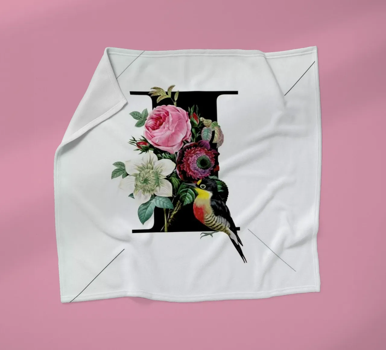 Botanical Alphabet - I coperta in pile da Froilein Juno