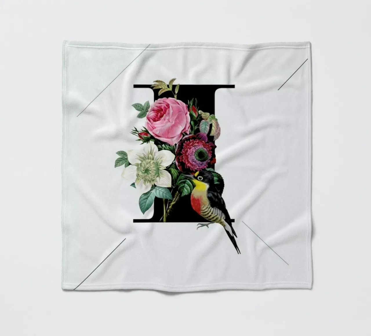 Botanical Alphabet - I coperta in pile da Froilein Juno