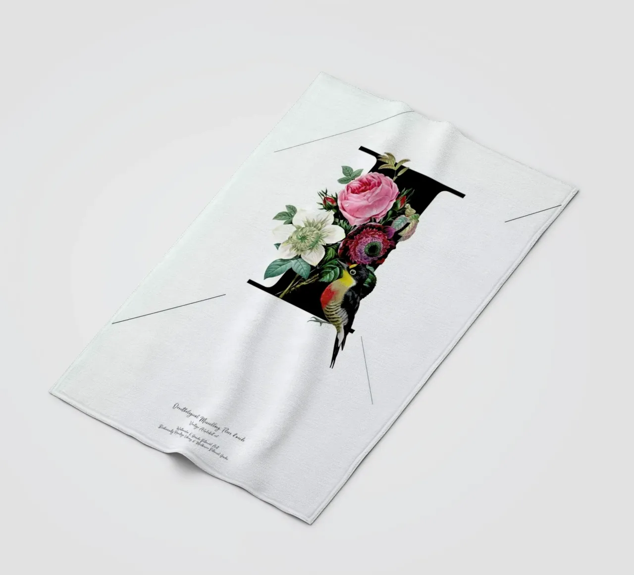 Botanical Alphabet - I coperta in pile da Froilein Juno