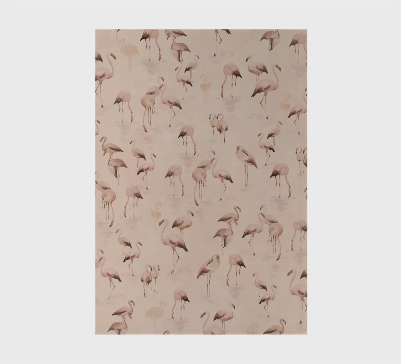 Watercolor flamingos in soft salmon pink tones notebook by Art by Susana Miranda ilustración