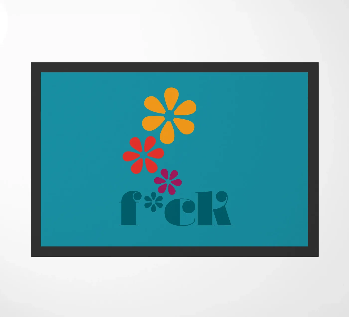 fck doormat by Typehype