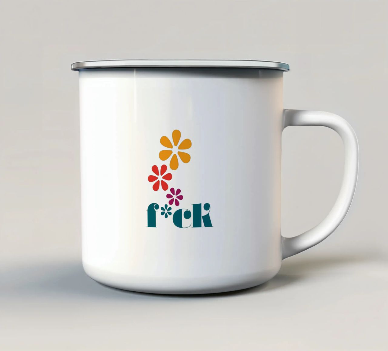 fck tazza in smalto da Typehype