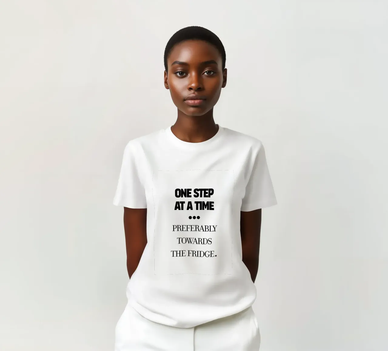 one step at a time T-Shirt von TheGrumpyHomeDecor